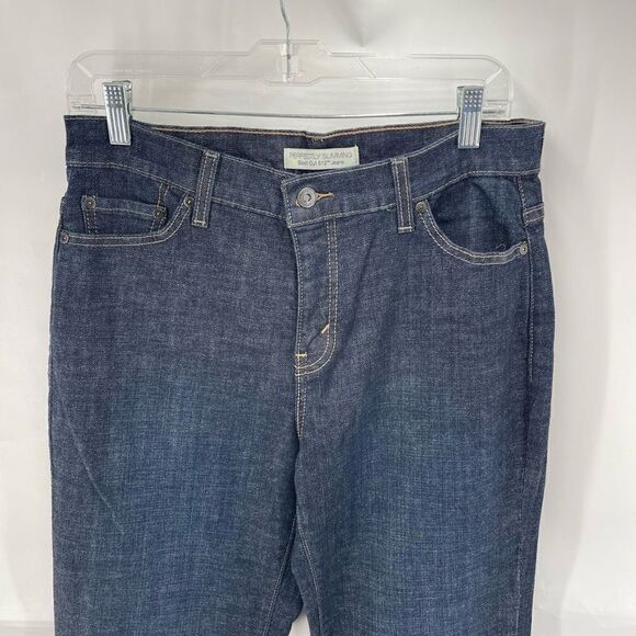 Levi's Womens Bootcut 512 Jeans Perfectly Slimming Denim Stretch Blue 12 Medium - Picture 3 of 10